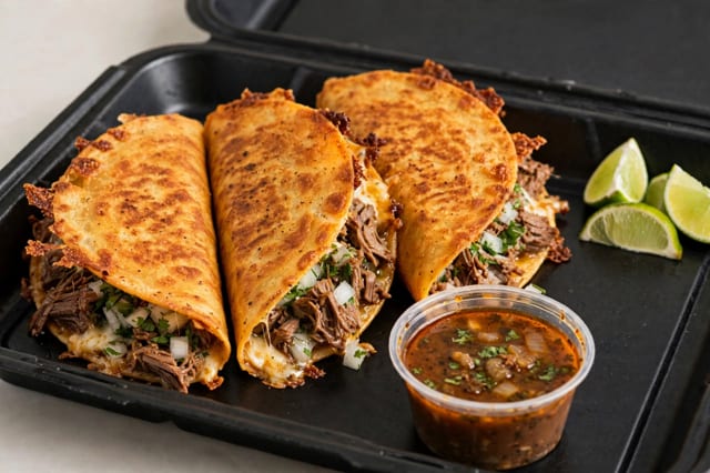 Tacos Dorados De Birria.