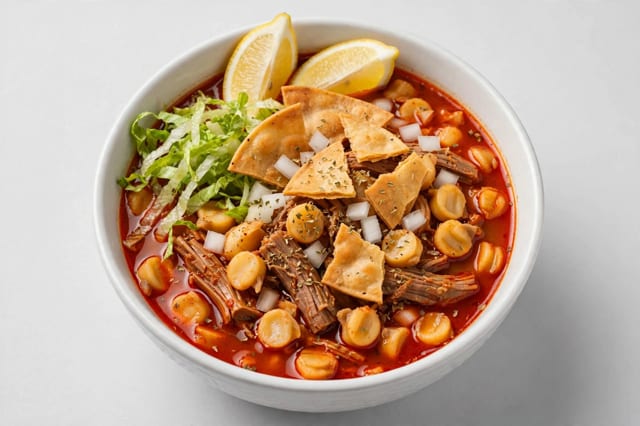 Pozole Rojo.